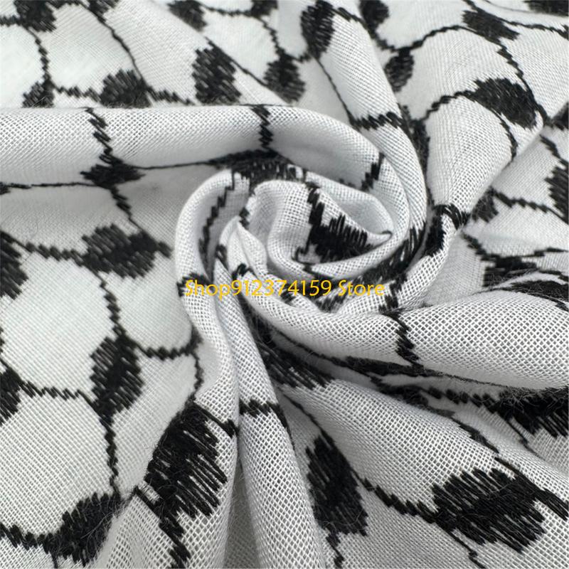 G5ae confortable Arafat Headscarf kffiyeh foulard pour les hommes à usage quotidien événement culturel