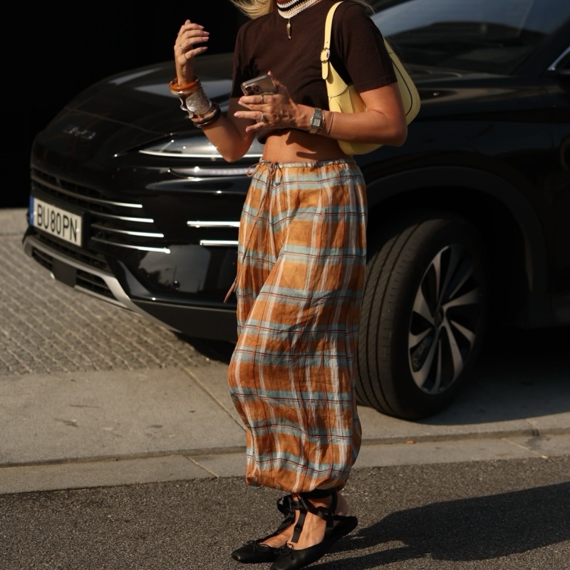 Pantalon Baggy ballon pour femmes, bulle plissée, surdimensionné, jambes larges, lanterne, sarouel