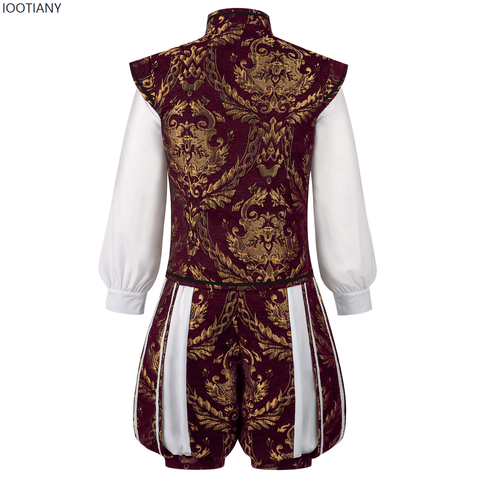 Costume de Prince Royal de la Renaissance pour Hommes, Tenue Noble Européenne Vintage, Costume de Roi Médiéval pour Spectacle, Fête, Mariage, Foire, Cosplay, Costume de Luxe