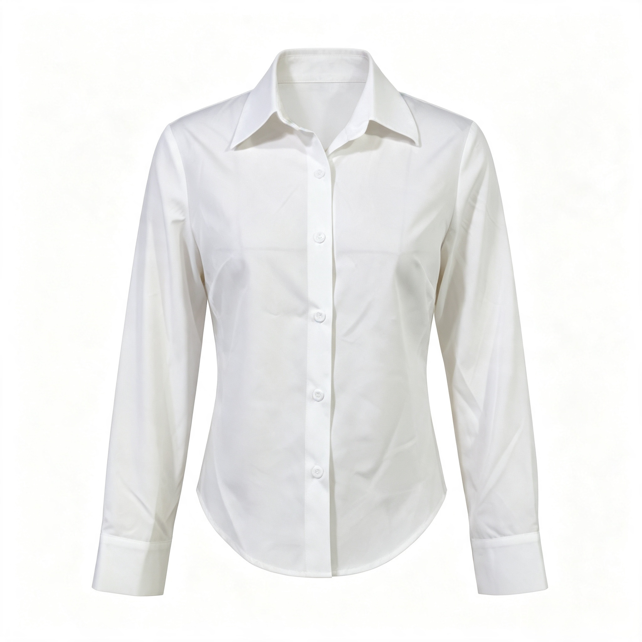 Chemise boutonnée pour femme à col chemise, manches longues, unie, tissée, coupe ample, légère, chic, pour le quotidien, printemps-été