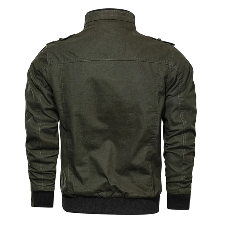 Veste militaire DulMan pour hommes, vestes cargo à fermeture éclair, manteau en coton, vêtements d'extérieur à col montant, coupe-vent, nouvelle marque, Y-2024