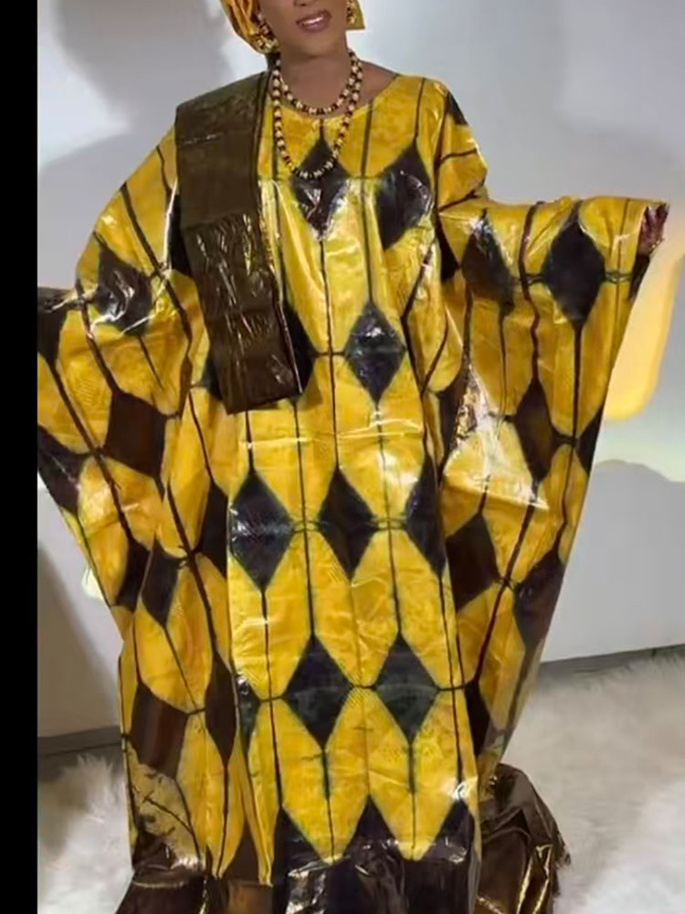 Nouvelle robe imprimée élégante de style africain, grande taille pour toutes les saisons, mariage et fête