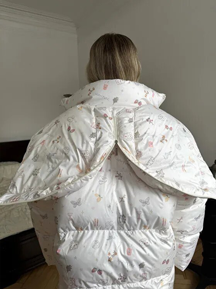 Doudoune matelassée en Patchwork pour femme, manteau épais avec poches à simple boutonnage, manches longues, vêtements d'extérieur pour dame, hiver 2025