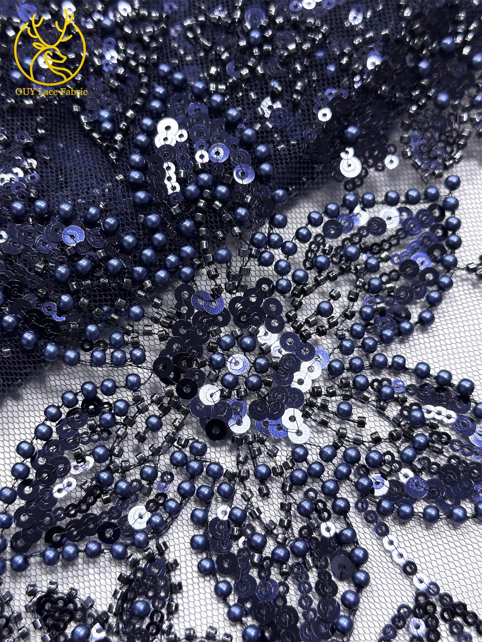Tissu de dentelle africaine 2026 brodé pour marié, dentelle nigériane de mariée de haute qualité avec sequins français en tulle pour la couture de robes de mariage et de fête