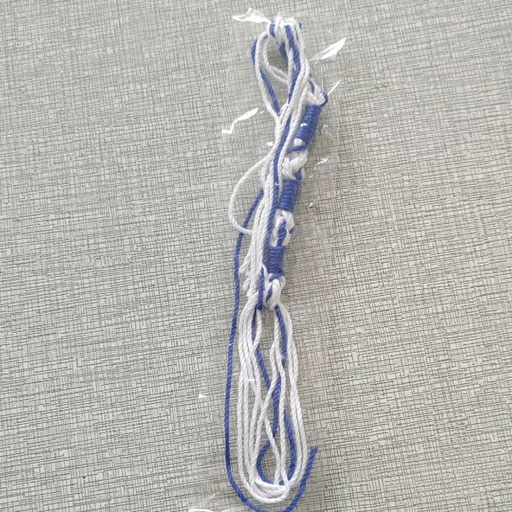 Fil pour châle de prière, 4 pièces/ensemble, 32cm de long, glands, bleu Royal, Tzitzit, judaïsme