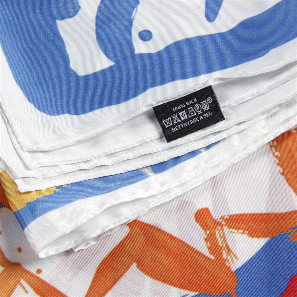 Foulard en soie femmes Graffi cheval imprimé foulards carrés tête Echarpes Foulards en soie Femme enveloppes châles de plage Bandana dame Hijabs 90CM