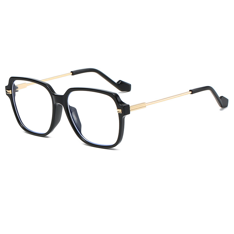 Lunettes de forme carrée de grande taille pour femmes et hommes, verres transparents bloquant la lumière bleue, lunettes d'ordinateur, offre spéciale