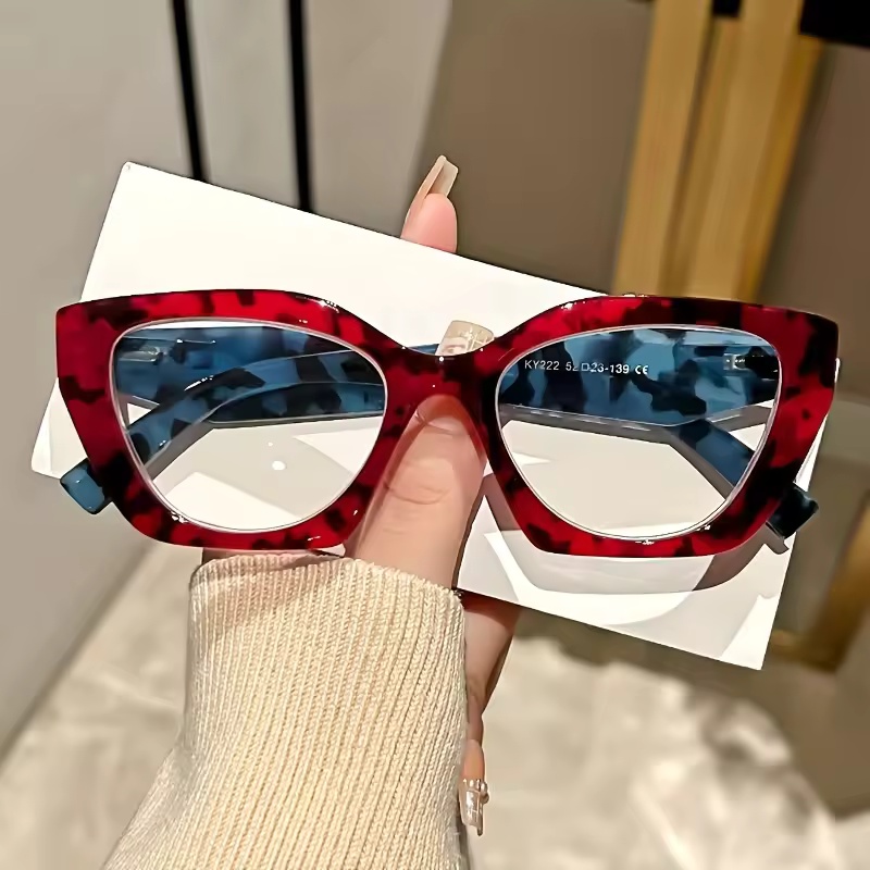 Lunettes de lecture œil de chat élégantes pour femmes et hommes, verres de luxe de styliste bloquant la lumière bleue, hypermétropie, lunettes de Prescription + 1.0TO + 4.0