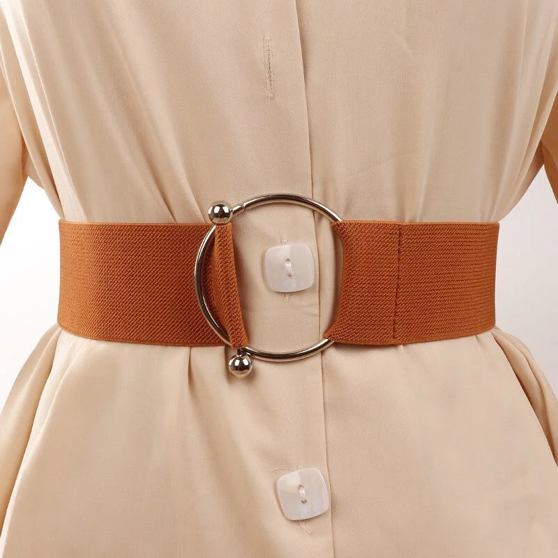 Environfor-Ceinture élastique à la taille pour femme, bande ronde pour femme, décoration de manteau, pull, robe à la mode