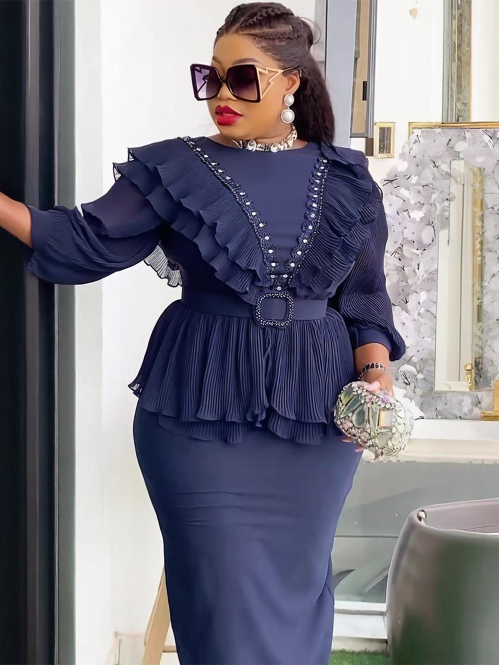 Robes africaines élégantes pour femmes, nouvelle mode d'automne, robe longue de fête de mariage turque, grande taille, vêtements pour dames, 2025