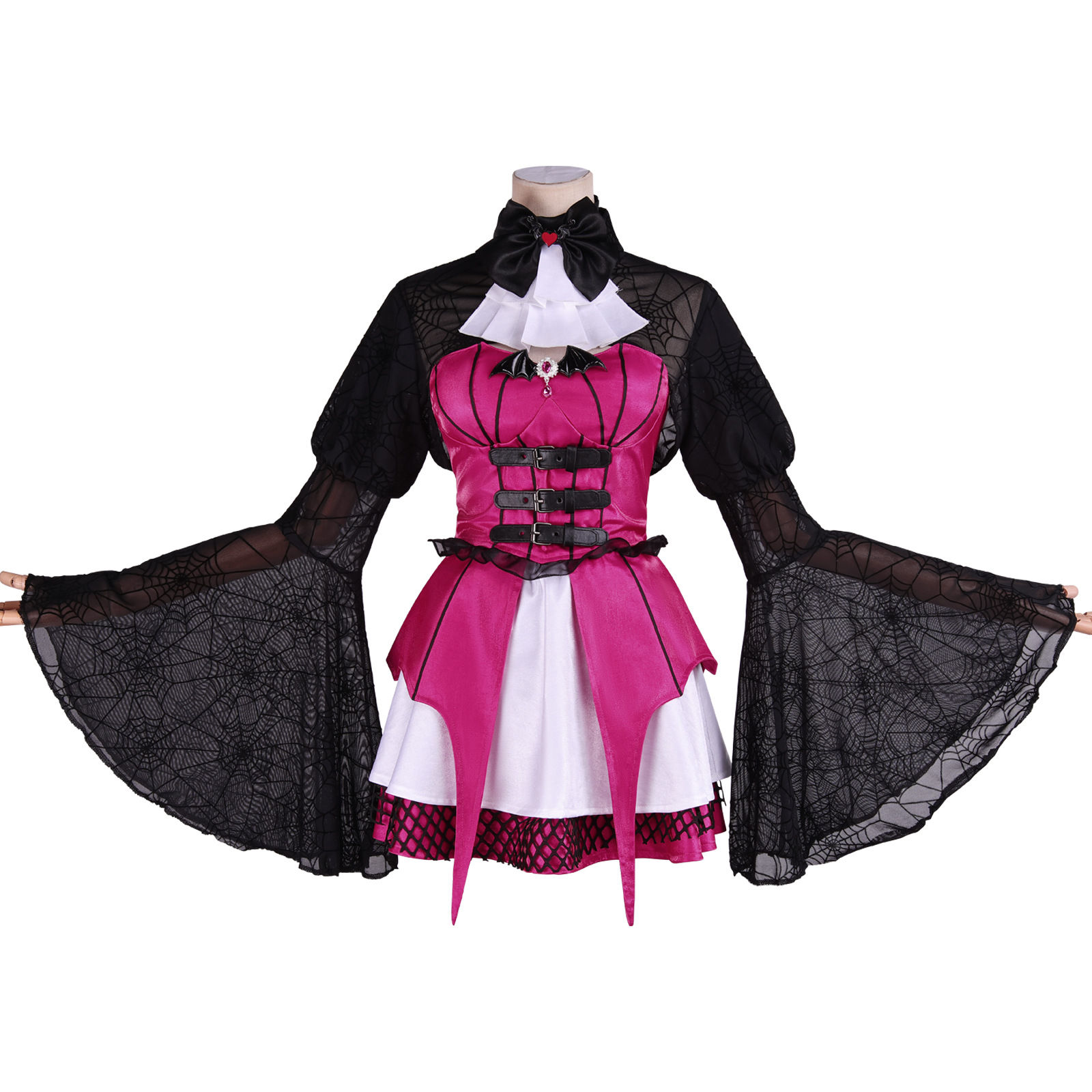 Costumes de Cosplay Draculaura, uniforme de jeu de rôle d'école de monstres d'anime, tenue de fête de carnaval d'halloween pour femmes