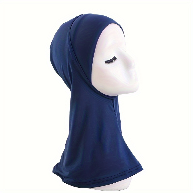 Bonnet turban sous écharpe, Hijab, Ramadan, fin, respirant, élastique, casquettes pull, style élégant, tête musulmane, cadeaux ronds pour Eid