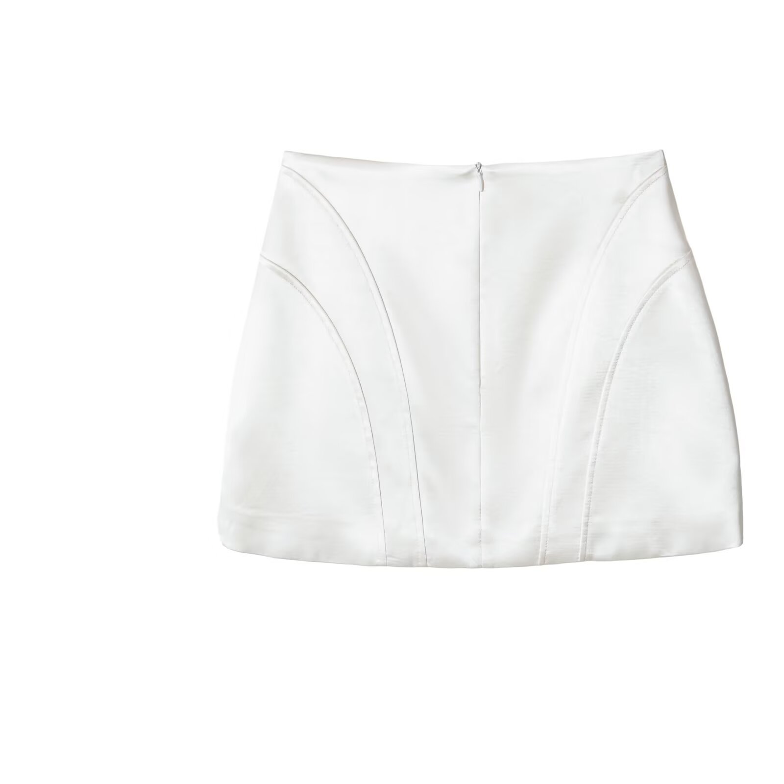 Jupe en satin blanc chic pour femme, moulante et sexy, idéale pour les soirées, coupe ajustée, élégante pour le bureau, style crayon, Faldas 2026