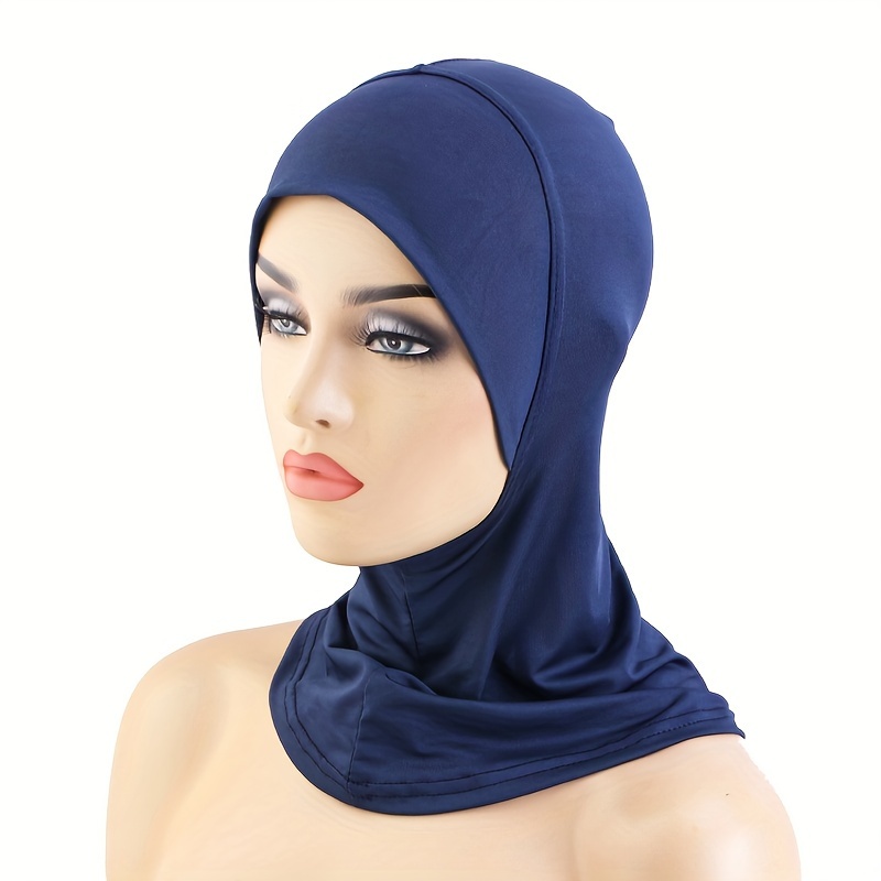 Bonnet turban sous écharpe, Hijab, Ramadan, fin, respirant, élastique, casquettes pull, style élégant, tête musulmane, cadeaux ronds pour Eid