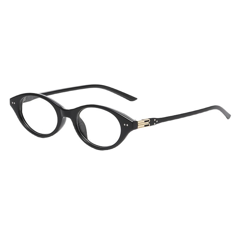 Nouvelles lunettes anti-lumière bleue à monture ovale tendance, style simple et rétro 8005