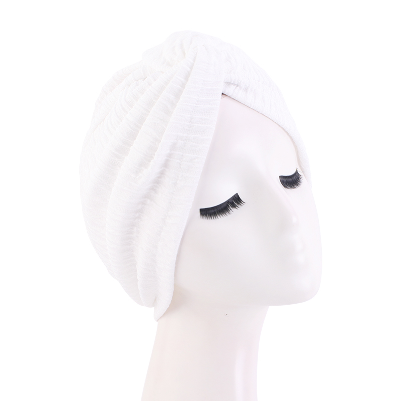 Bonnet de chimio élastique pour femmes, Turban à nœud torsadé, Hijab, couvre-chef, accessoires contre la perte de cheveux