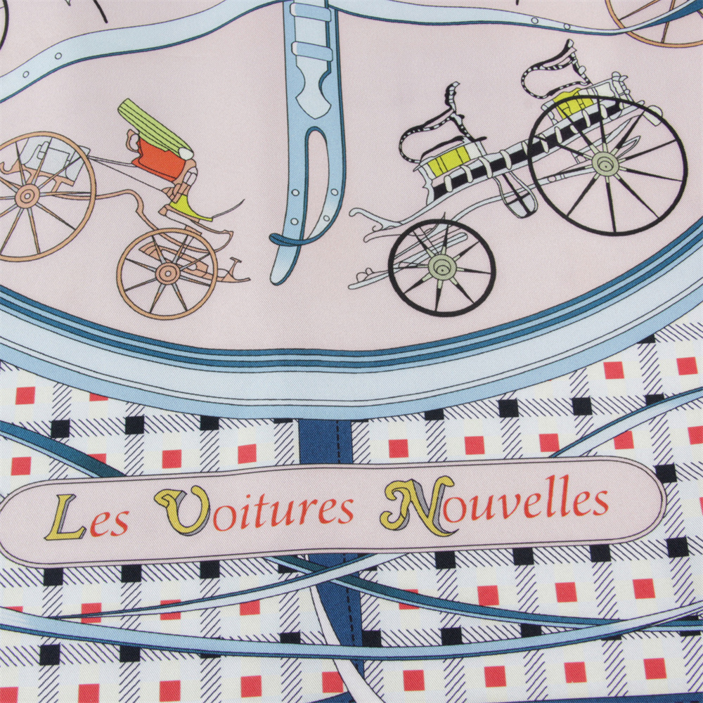 Marque foulards en soie chariot imprimé sergé foulard en soie femmes châles Design de luxe Hijab mode carré frisé écharpe foulard