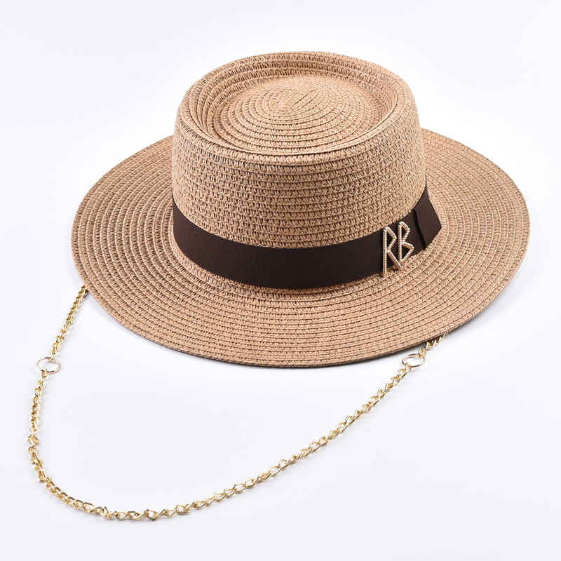 Chapeaux de paille pour femmes, décoration en ruban, chapeaux élégants pour femmes, chapeaux de fête, chapeaux de plage, chapeau de soleil, chapeau femme