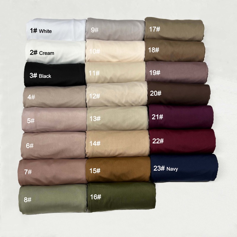 Nouveau Hijab en Jersey Liquide Premium, Châle, Foulard de Malaisie, Coiffes, Turbans de Mode Musulmane pour Femmes, Turban Ramadan Hijabs