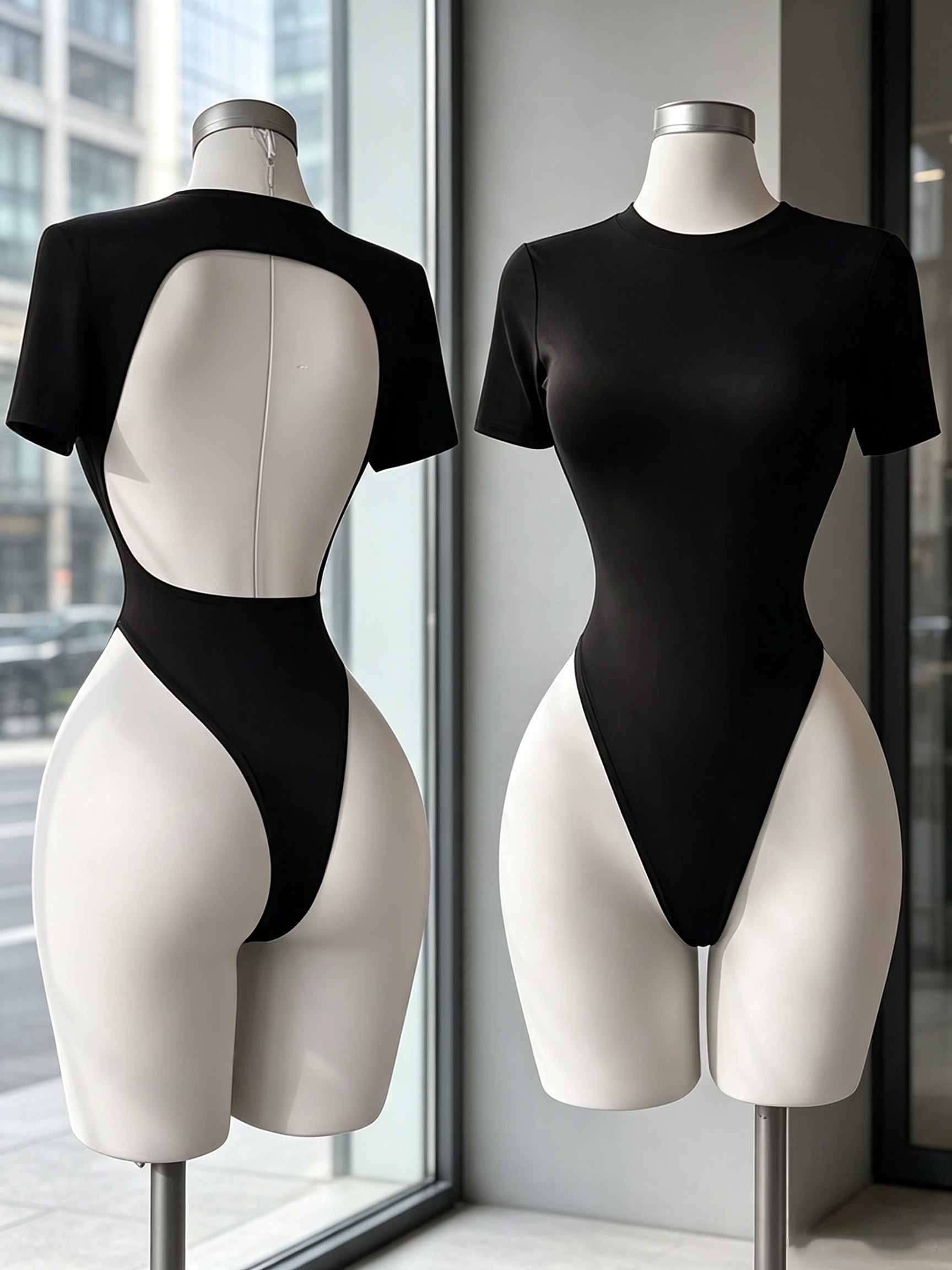 Body de sport pour femmes de haute qualité, dos nu, couleur unie basique, confortable, sous-vêtement, hauts et t-shirts à dos ouvert.