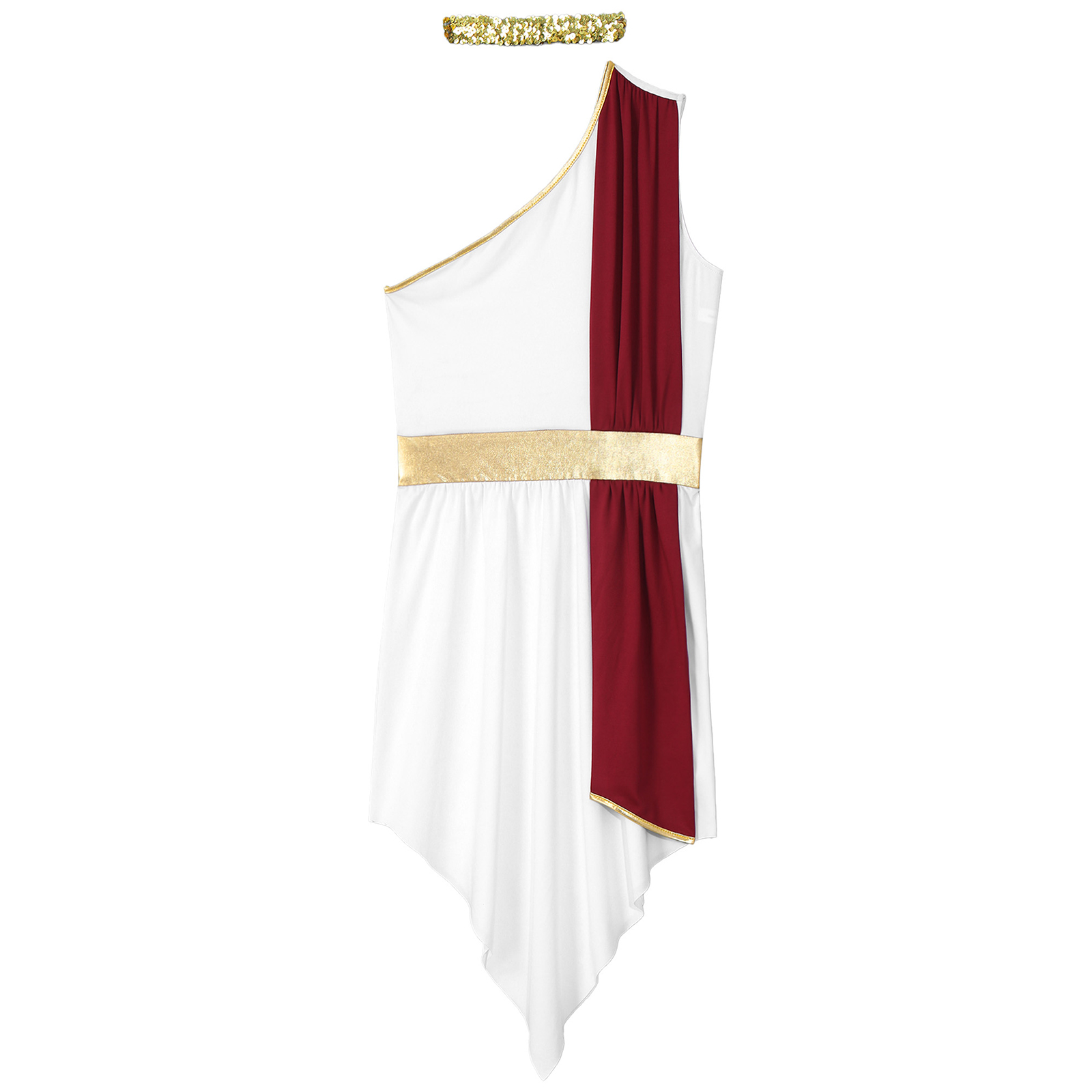 Costume de Cosplay de Dieu Romain Grec des Prairies pour Homme, Tenue d'Halloween, M. Toga, dérivPrince, Jeu en plis, Robe avec Bande de Sauna