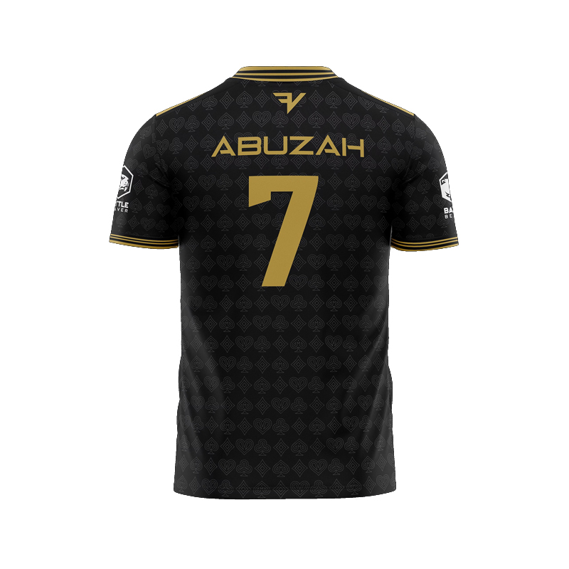 T-shirt commémoratif de l'équipe COD League CDL FAZE VEGAS 2026, maillot doré, pour hommes et femmes, modèle identique à celui des supporters, grande taille.