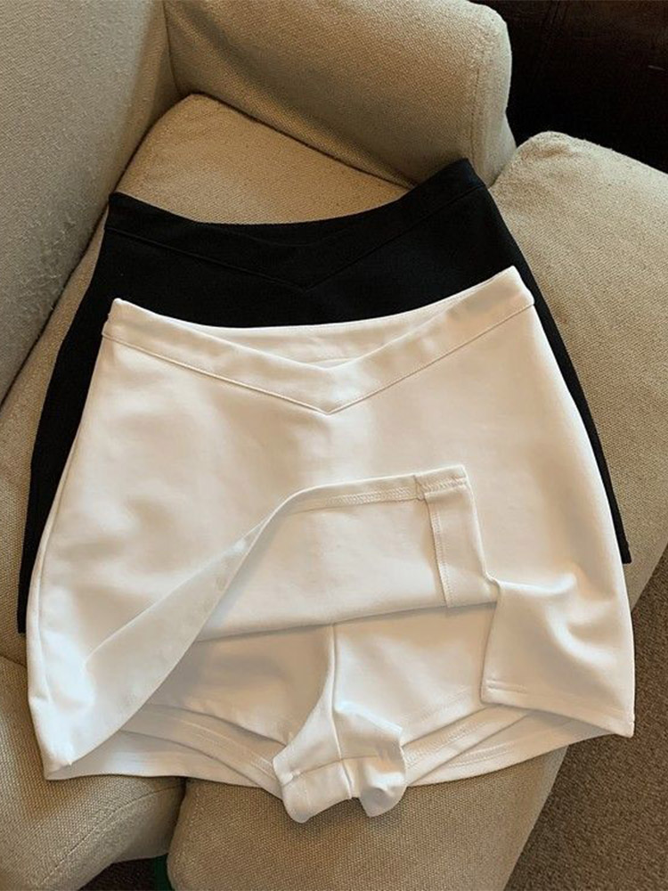 MMobTemperament-Mini jupes taille haute pour femmes, Streetwear chic, Simple, Slim, Sexy, Populaire, Hotsweet, All-Match, Loisirs, Printemps