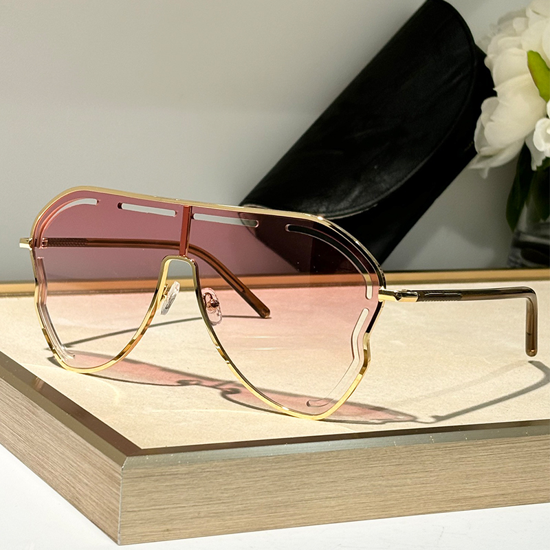 Lunettes de soleil à monture large en alliage pour hommes et femmes, de haute qualité, nouvelle mode, marque de créateur, rétro, UV400, lunettes de soleil d'extérieur