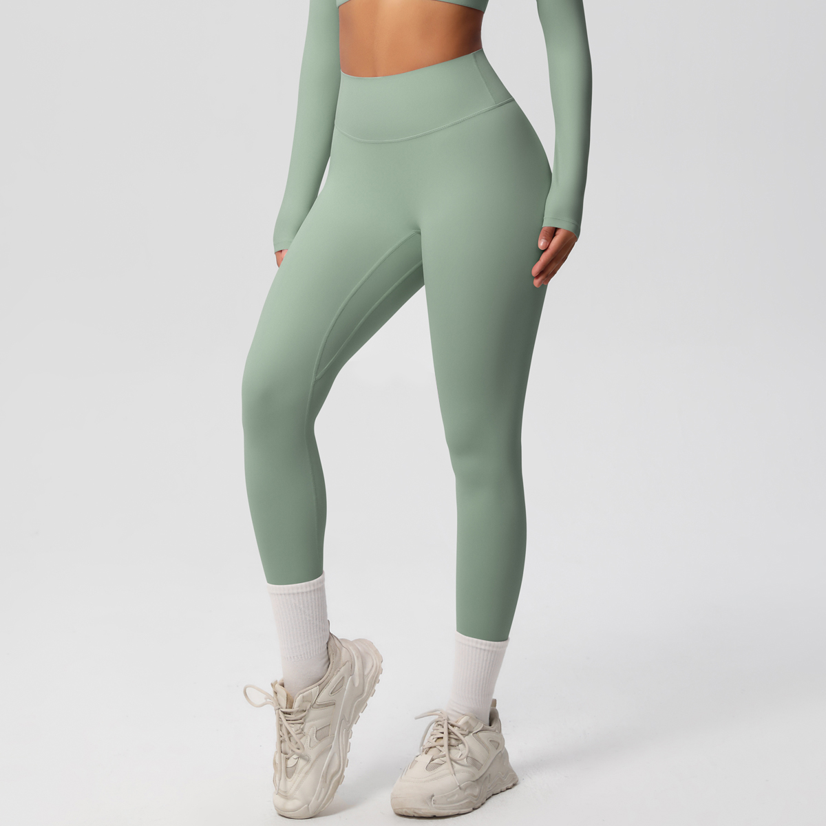 Legging de yoga taille haute pour femme, pantalon de fitness, pantalon de course à pied, legging d'entraînement décontracté, pantalon de gym énergétique, sensation nue