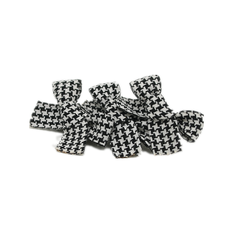 Nouveau hiver pied-de-poule petits nœuds bandeau plaid filles cheveux accessoires arc bébé bandeau fille bandeau